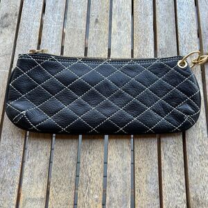 Kate Landry Black wallet black studs strap